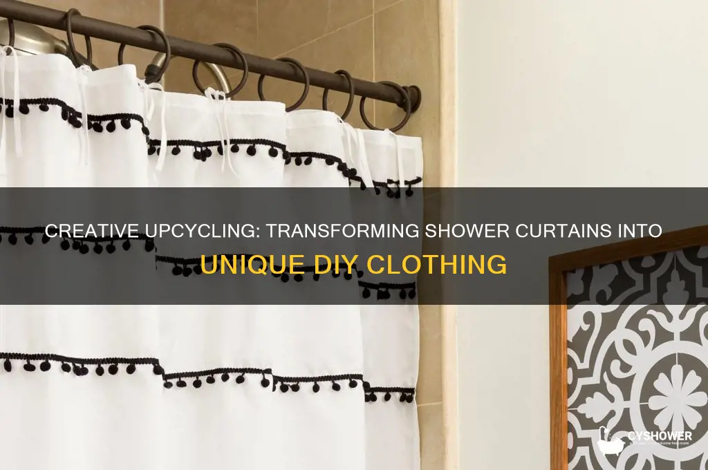 how to make clothes from shower curtain
