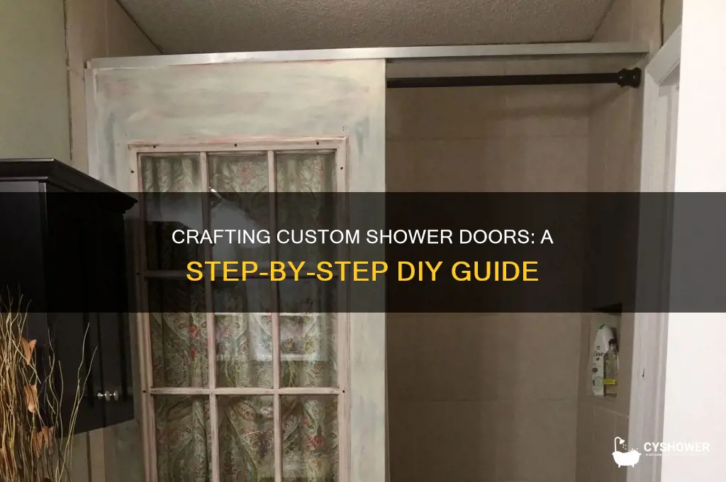 how to make custom shower doors