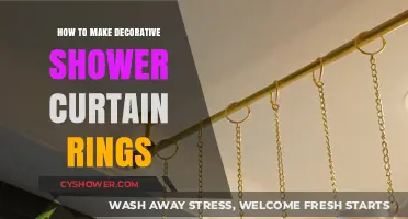 Creative DIY Shower Curtain Rings: Easy Decorative Craft Ideas