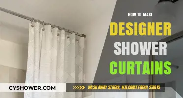 Crafting Custom Designer Shower Curtains: A Step-by-Step DIY Guide