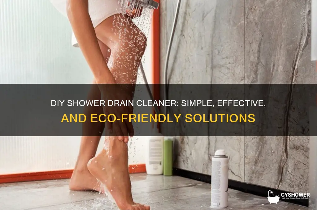 how to make drain cleaner for shower drain