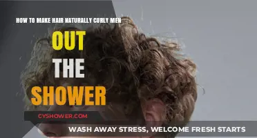 Post-Shower Curly Hair Guide for Men: Natural Styling Tips
