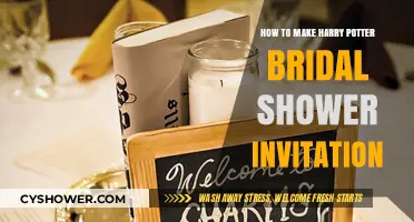 Magical Harry Potter Bridal Shower Invites: DIY Guide for Potterheads