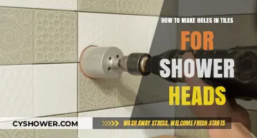 Drilling Tile Holes for Shower Heads: A Step-by-Step Guide