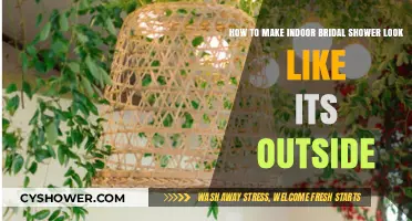 Transform Your Indoor Bridal Shower into a Stunning Outdoor Oasis