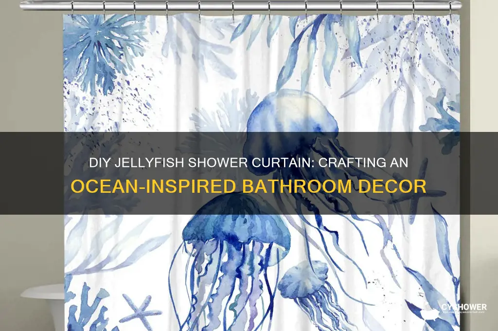 how to make jellyfish shower curtain