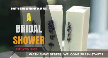 Crafting Lavender Soap: A Bridal Shower Favor DIY Guide