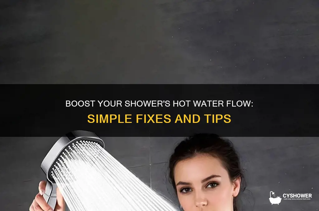 how to make more hot water come out of shower