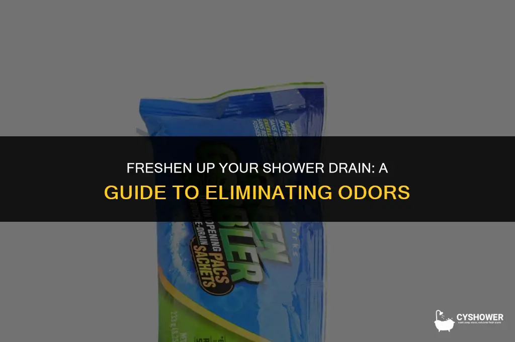 how to make my shower drain smell better