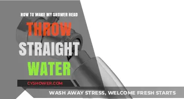 Fix Your Shower Head: Tips for Straight Water Flow