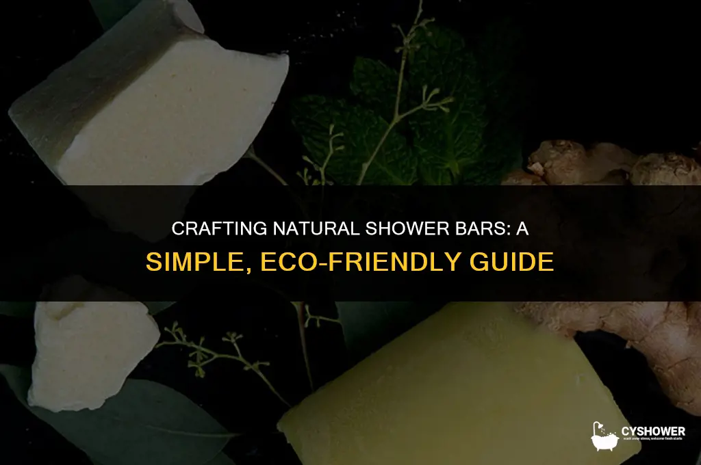 how to make natural shower bars