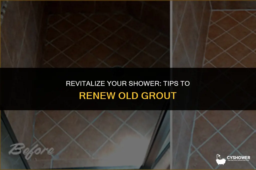 how to make old grout look new in a shower