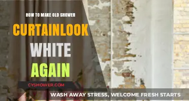 Revive Your Shower Curtain: Tips to Restore Its Pristine White