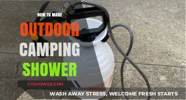 DIY Outdoor Shower: Stay Clean and Refreshed While Camping