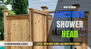 DIY Outdoor Shower Head: Easy Steps for a Refreshing Backyard Upgrade