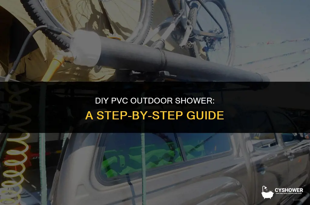 how to make outdoor shower pvc