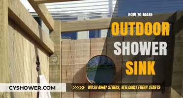 DIY Outdoor Shower Sink: A Step-by-Step Guide