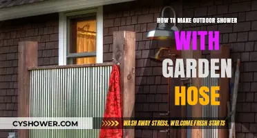DIY Outdoor Shower: Transform Your Garden Hose into a Refreshing Oasis
