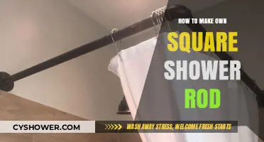 DIY Guide: Crafting Your Custom Square Shower Rod