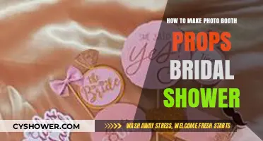 DIY Bridal Shower Photo Booth Props: Creative Ideas for Memorable Fun