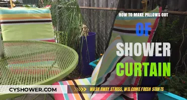Creative DIY: Transforming Shower Curtains into Cozy Pillows Easily