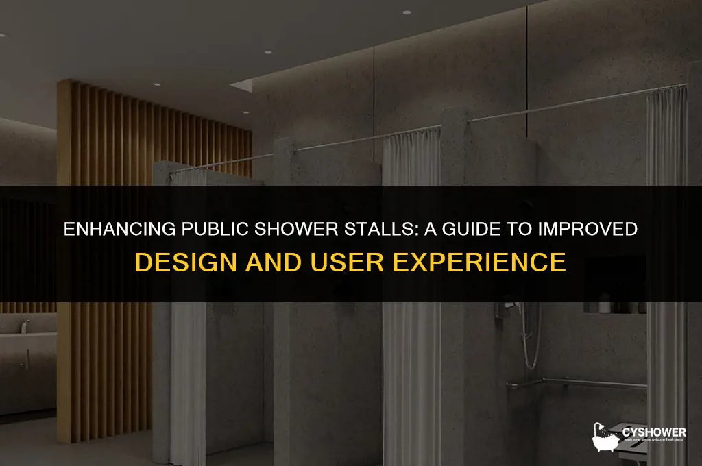 how to make public shower stalls better