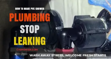 DIY Guide: Fixing PVC Shower Plumbing Leaks