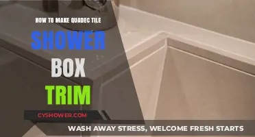 DIY Guide: Crafting a Quadec Tile Shower Box Trim Perfectly