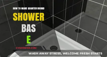 Crafting a Quarter Round Shower Base: A DIY Guide