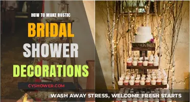Crafting Rustic Charm: DIY Bridal Shower Decor Ideas & Tips
