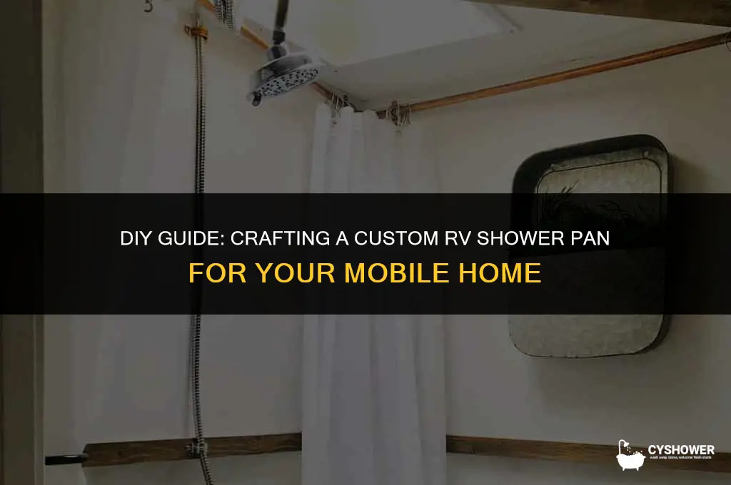 how to make rv shower pan