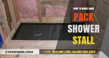DIY Guide: Crafting a Sand-Pack Shower Stall for Your Home