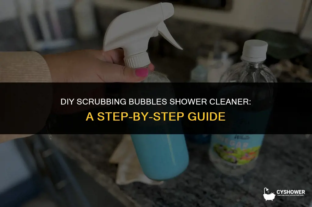 how to make scrubbing bubbles shower cleaner