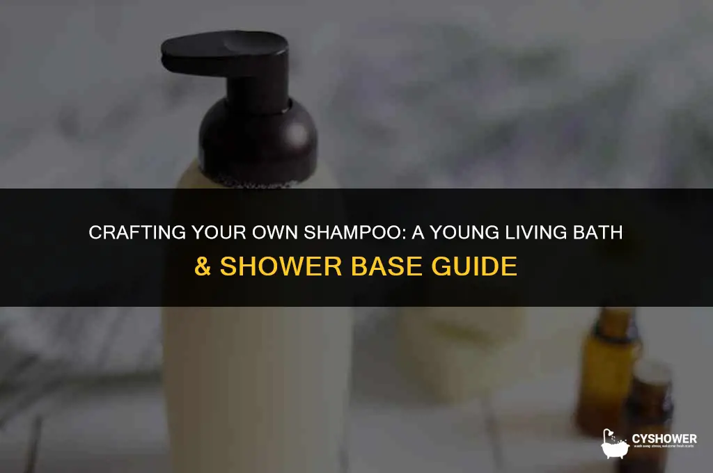 how to make shampoo from youngliving bath and shower base