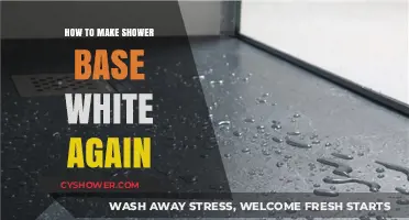 Revive Your Shower Base: A Guide to Restoring Its Pristine White