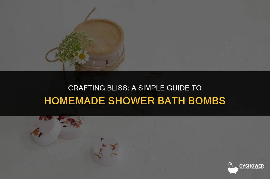 how to make shower bath bombs