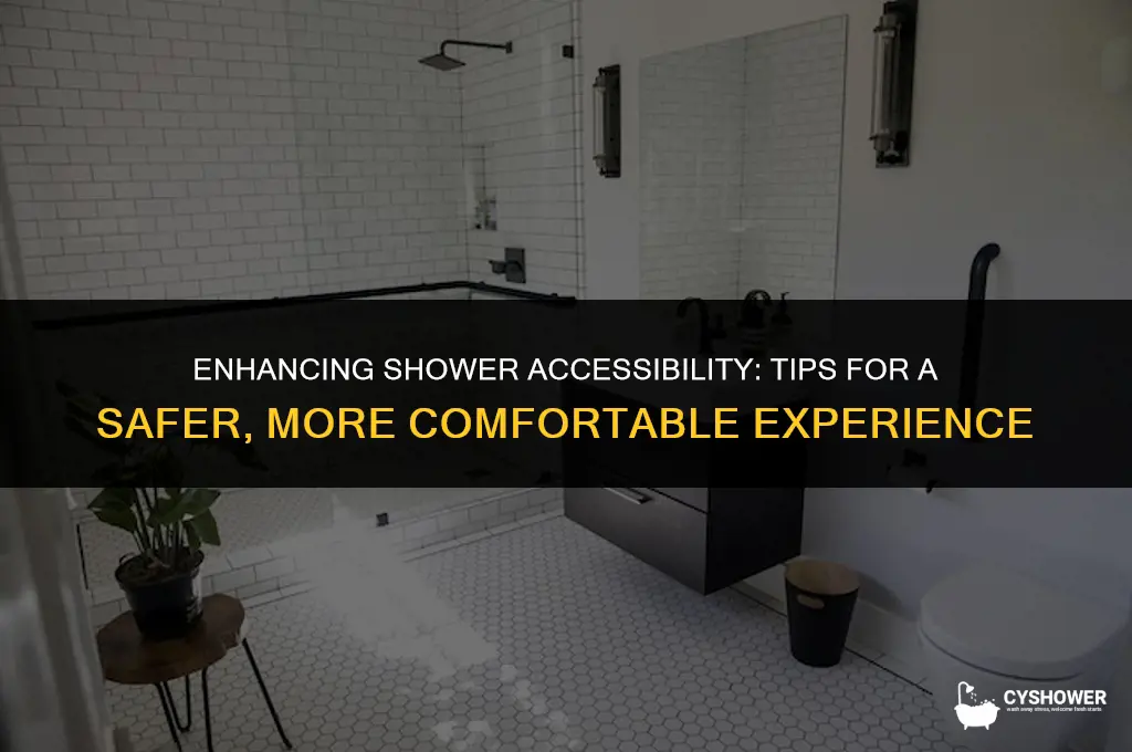 how to make shower better for physically handicapped