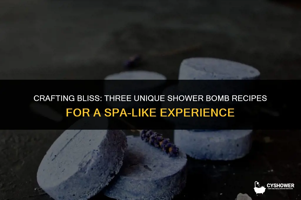 how to make shower bombs 3 types