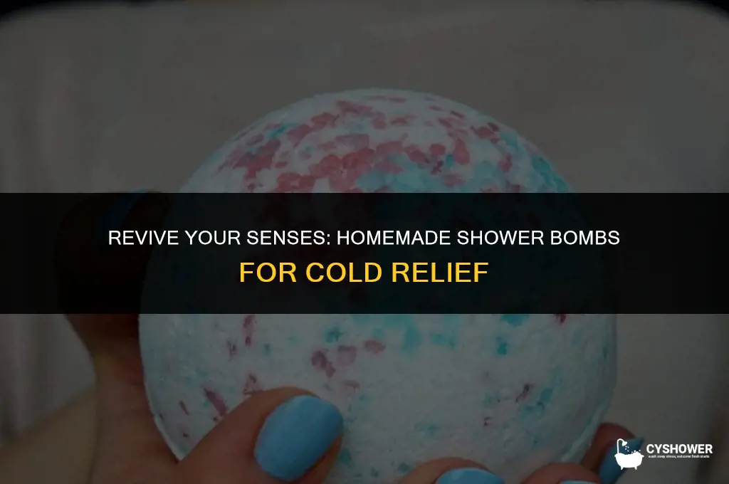 how to make shower bombs for colds