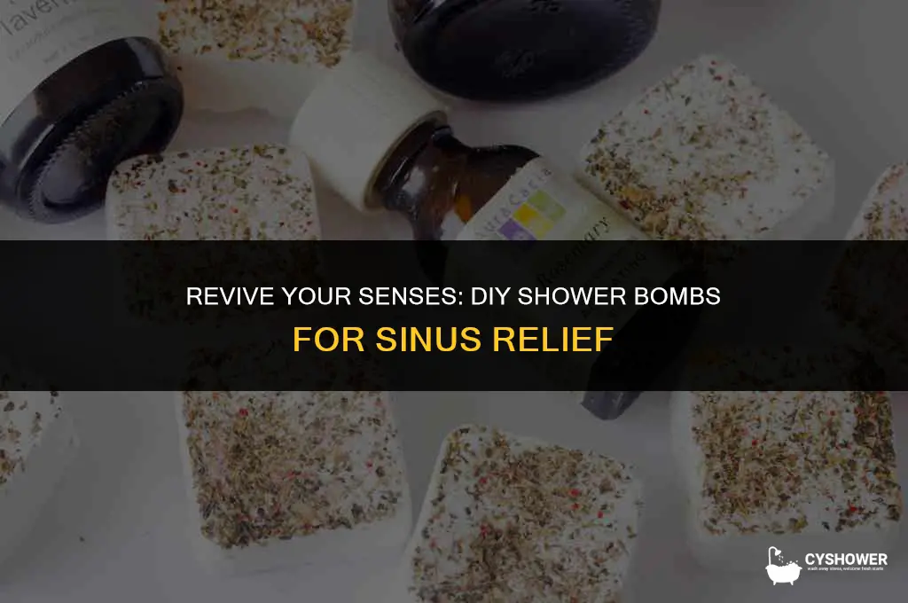how to make shower bombs for sinus