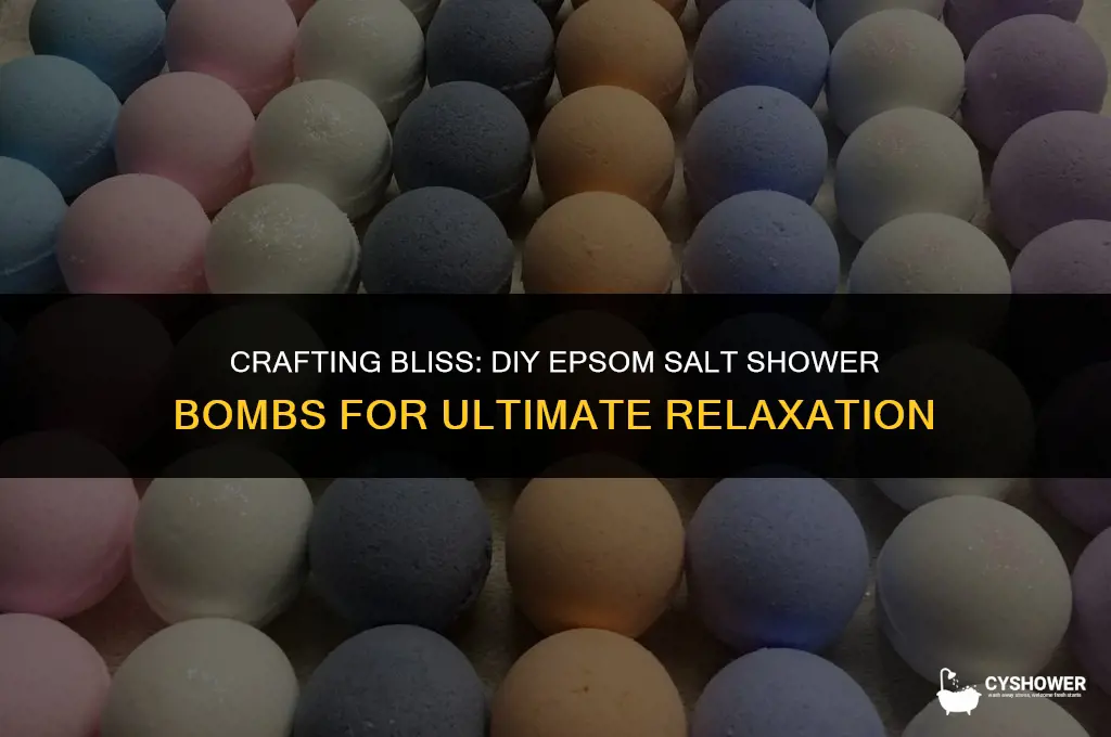 how to make shower bombs with epsom salt