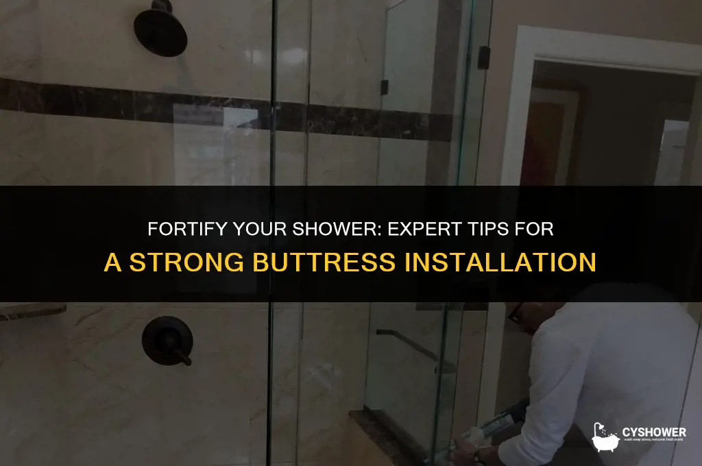 how to make shower buttress strong