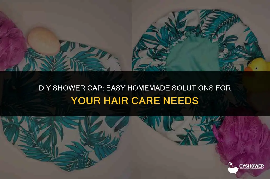 how to make shower cap at home