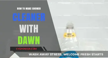 DIY Shower Cleaner: The Power of Dawn Dish Soap Revealed