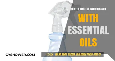 Essential Oil Shower Cleaner: A Natural and Refreshing Solution