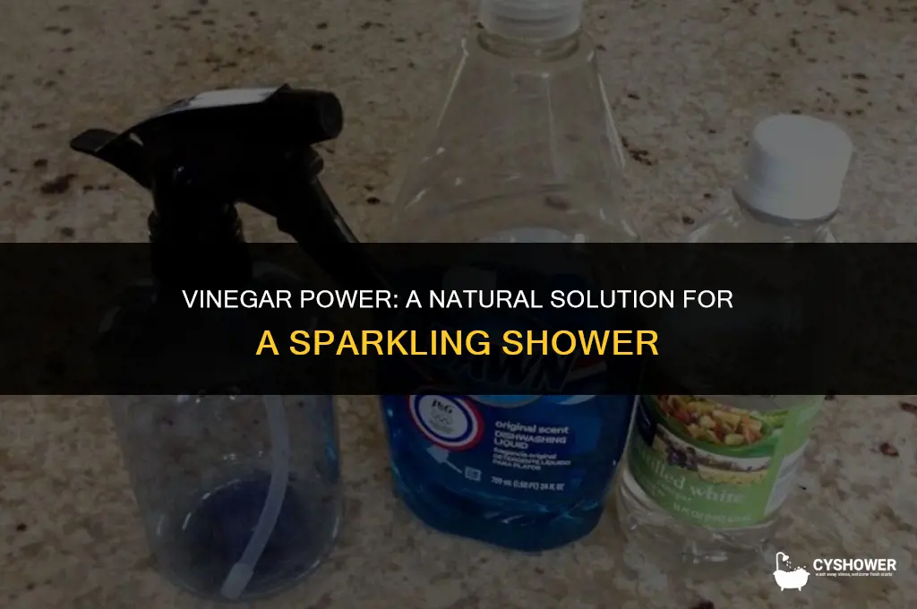 how to make shower cleaner with vinegar