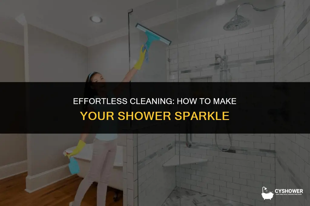 how to make shower cleaner