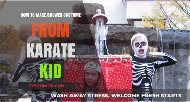 DIY Shower Costume Inspired by The Karate Kid