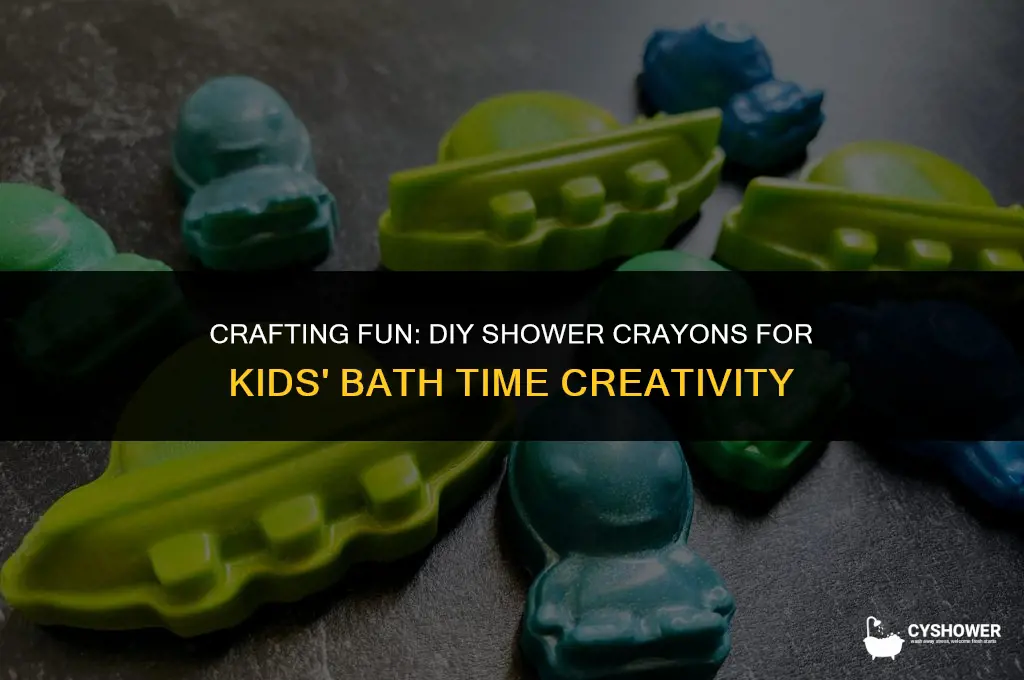 how to make shower crayons