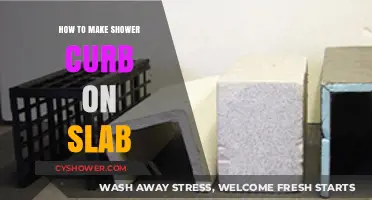 DIY Guide: Crafting a Perfect Shower Curb on Slab